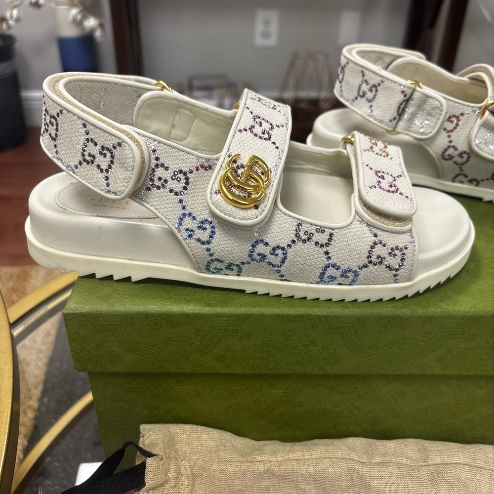 Gucci dad sandal 37 EUC